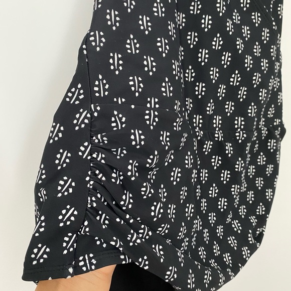 Black Wrap Halter One Piece Swimsuit - Picture 4 of 9